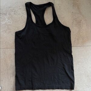 lululemon athletica black razor back top